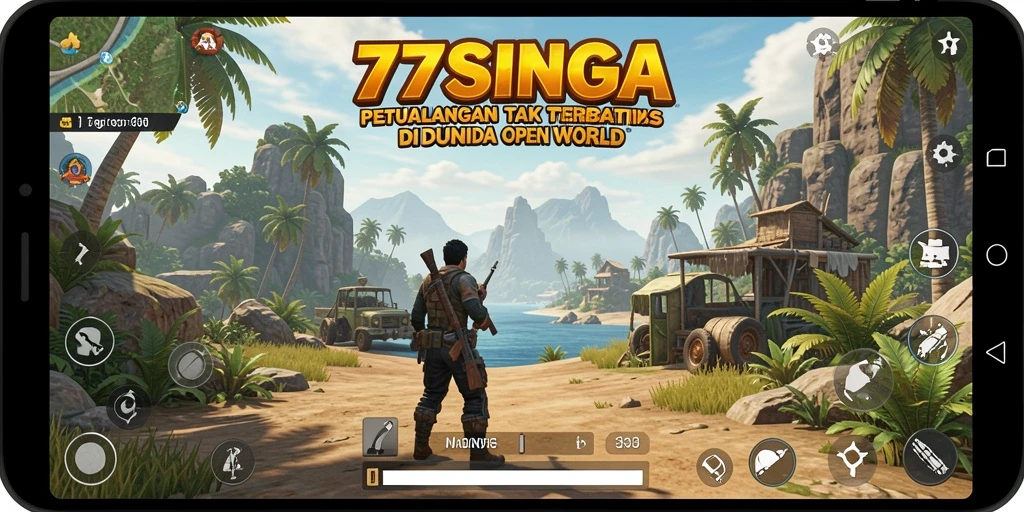 Gameplay Open World yang memukau di 77SINGA.