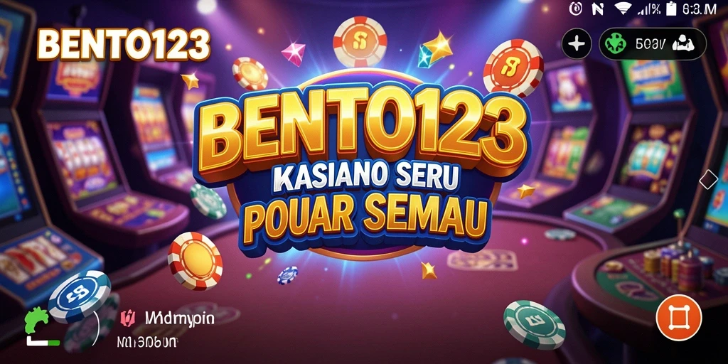 Screenshot utama BENTO123 menampilkan gameplay Kasino yang mendebarkan.