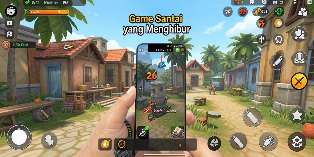 Tampilan menarik dari gameplay <strong>EVIP2</strong> dengan elemen Casual yang menyenangkan.