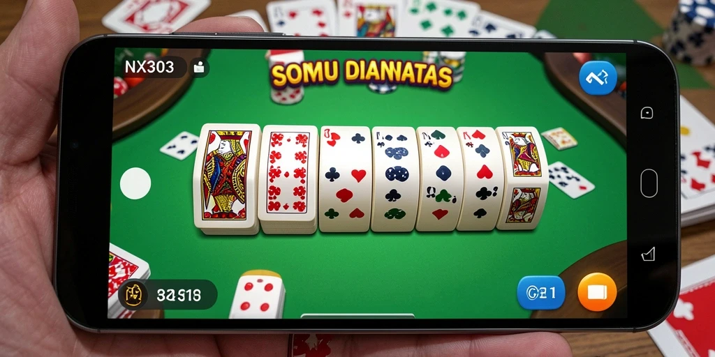 Tampilan gameplay seru dalam permainan Domino NX303.