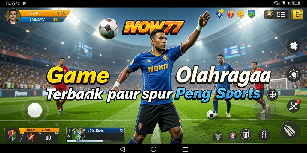 Tampilan gameplay WOW77 yang menegangkan dan seru saat bermain olahraga.